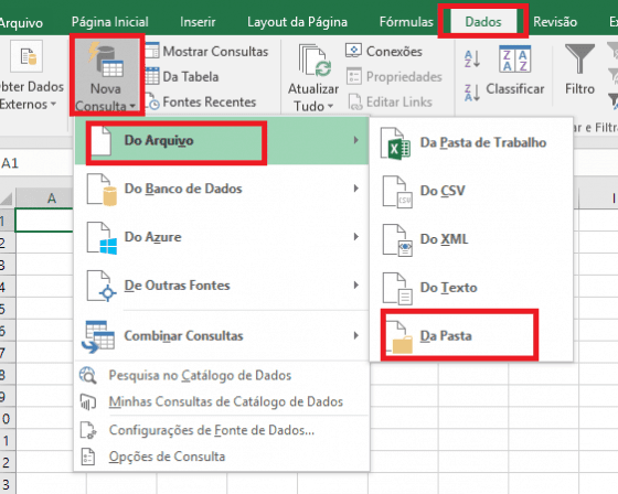 Listando Arquivos de uma pasta no Excel sem utilizar programação - Excel